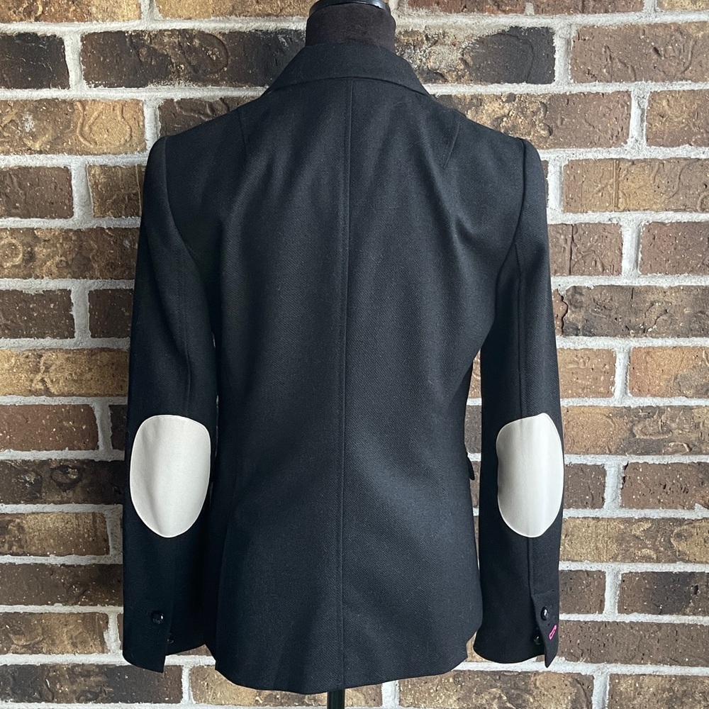 New BANANA REPUBLIC Classic Wool black blazer jacket career cocktail - Picture 6 of 15